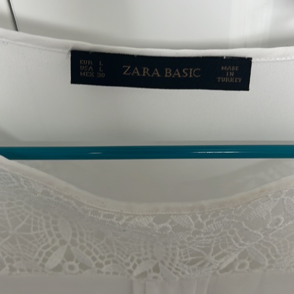 White Zara basic blouse - Picture 2 of 4